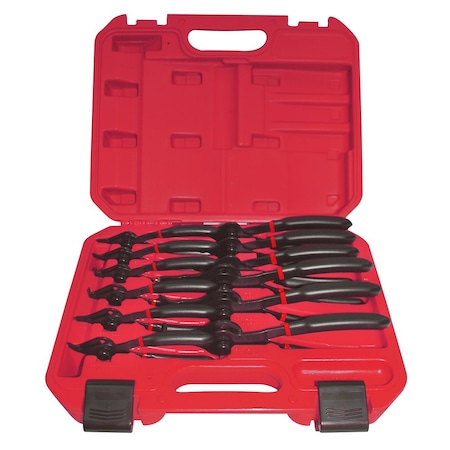 Urrea Convertible retaining ring pliers Set 12Pc 360C